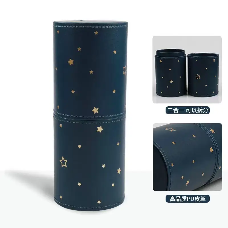 Portable Waterproof Dustproof Cosmetic Brush Storage Bucket - Image 14