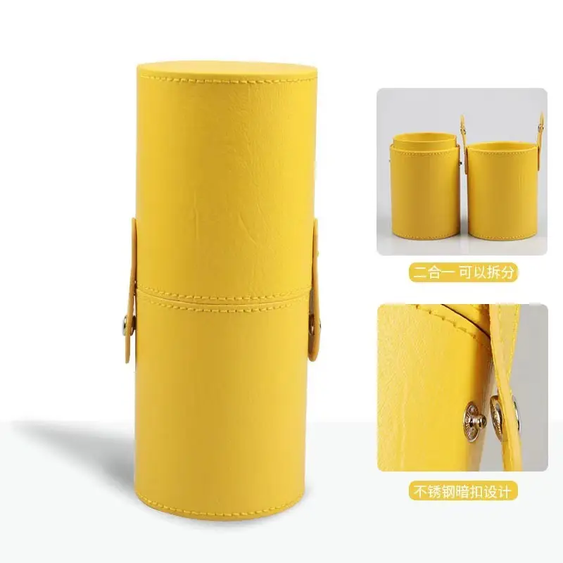 Portable Waterproof Dustproof Cosmetic Brush Storage Bucket - Image 3