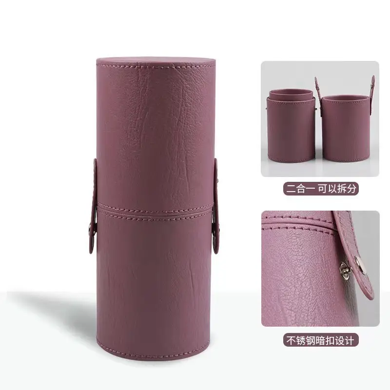 Portable Waterproof Dustproof Cosmetic Brush Storage Bucket - Image 4