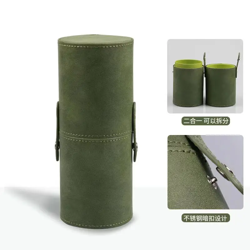 Portable Waterproof Dustproof Cosmetic Brush Storage Bucket - Image 7