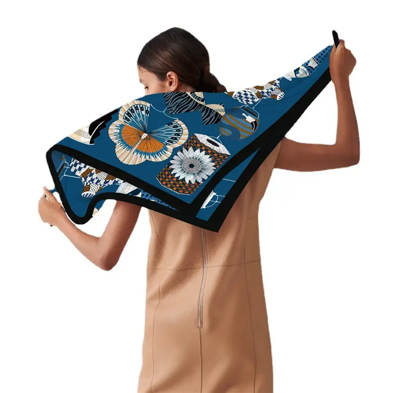 Square Scarf Women's Hair Belt High-end All-match