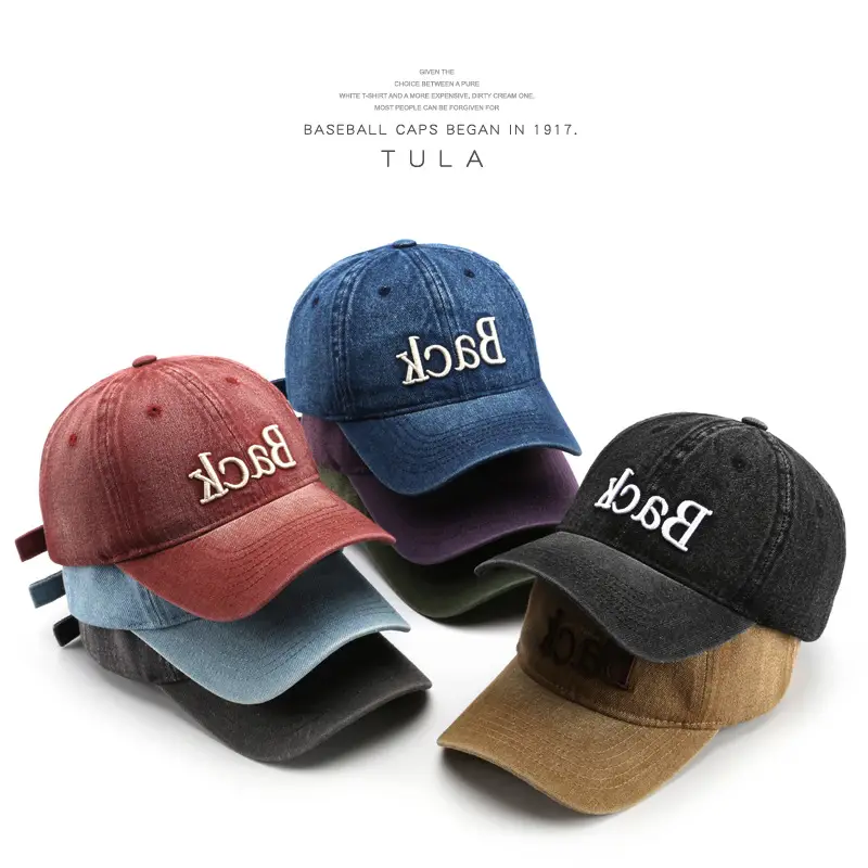 Pink Women's Retro Wash Cap Baseball Cap - Image 10