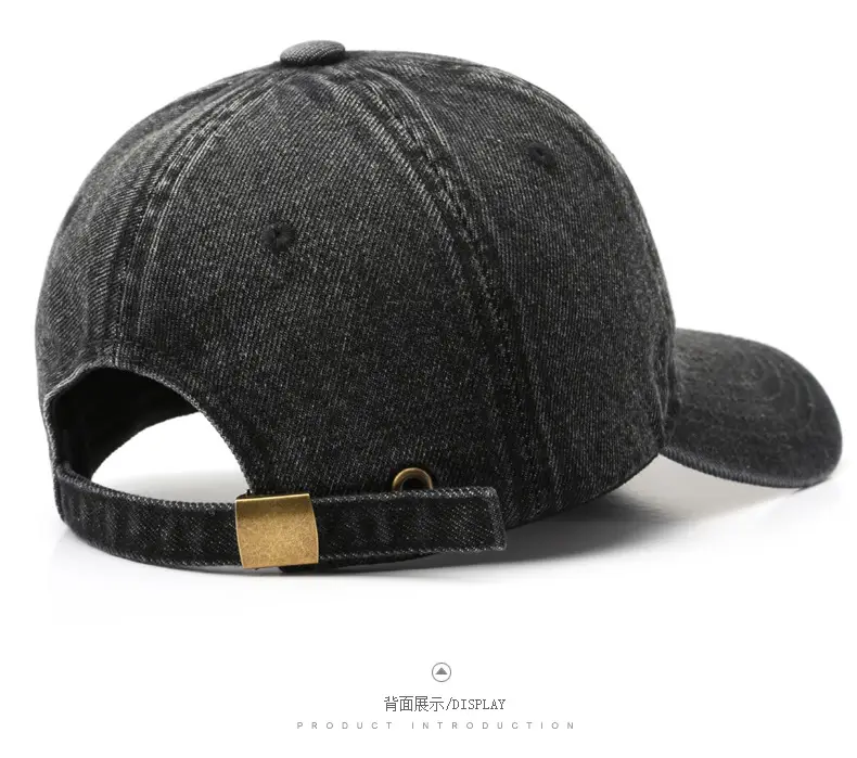 Pink Women's Retro Wash Cap Baseball Cap — feature 10