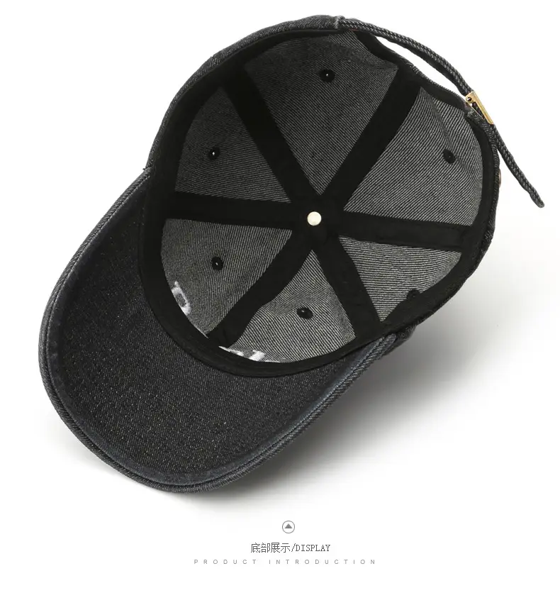 Pink Women's Retro Wash Cap Baseball Cap — feature 11