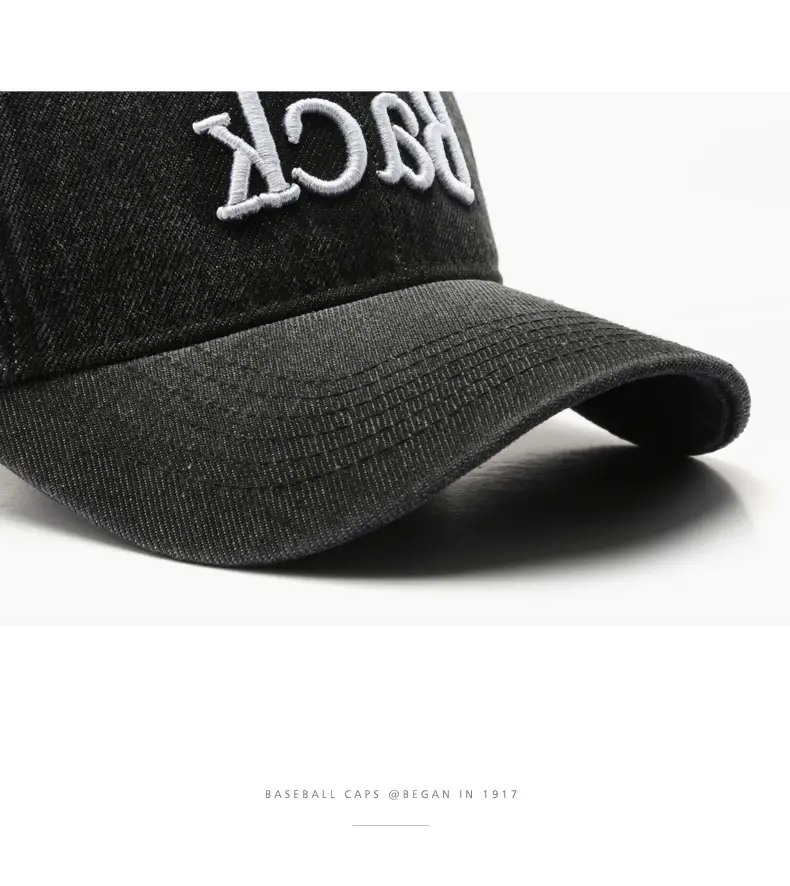 Pink Women's Retro Wash Cap Baseball Cap — feature 15