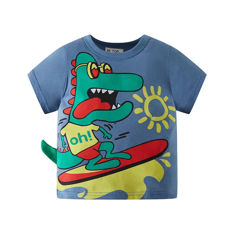 Boys Snake Sun T-Shirt 2Pc Summer Wear - Image 2