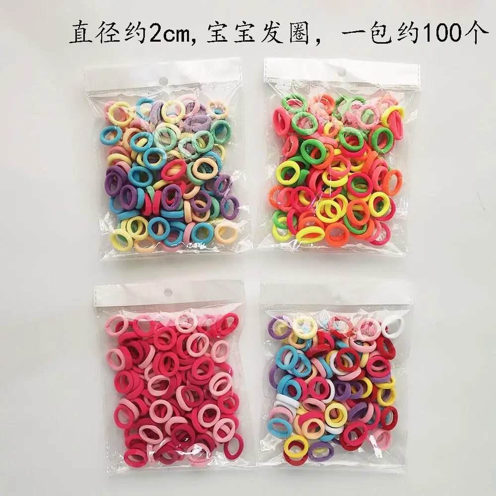 Baby Rubber Bands 2cm Colorful for Girls Hair Rope — feature 2