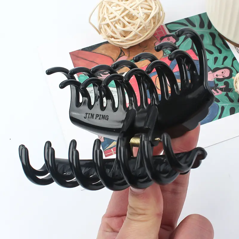 Double Tooth Hairpin Clip Women's Head Accessory