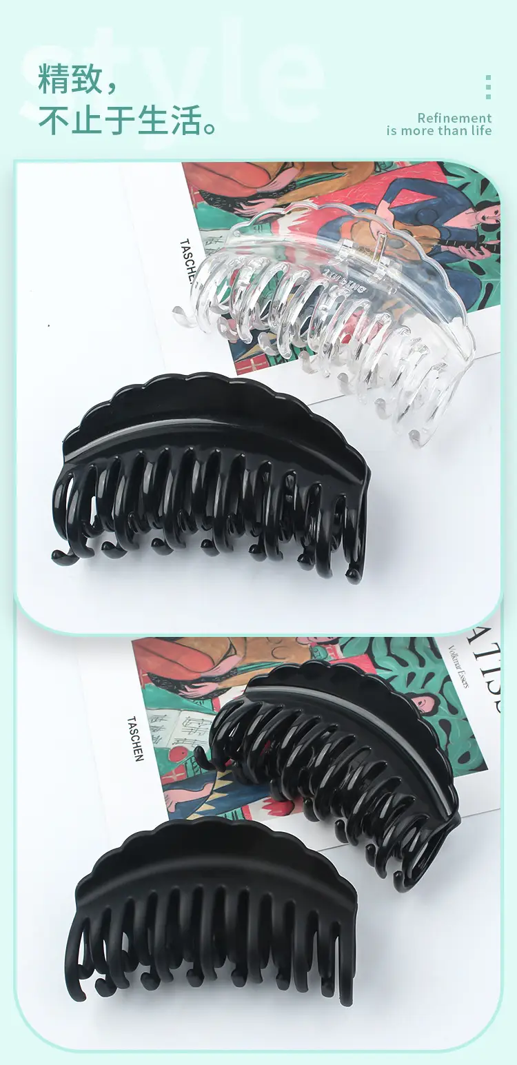 Double Tooth Hairpin Clip Women's Head Accessory — feature 4