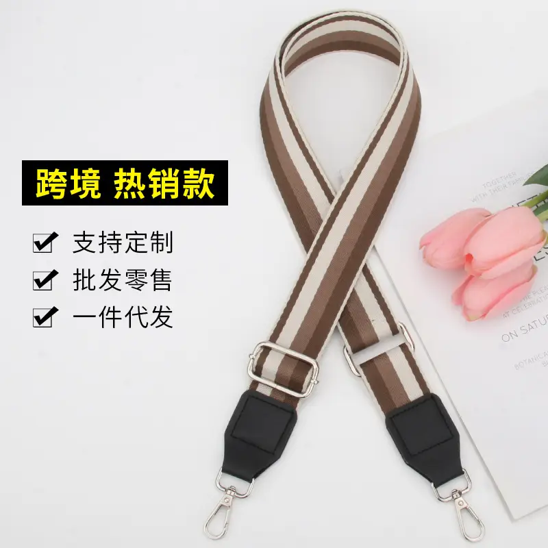 Women's Multicolor Crossbody Strap with Adjustable Buckle - Image 16