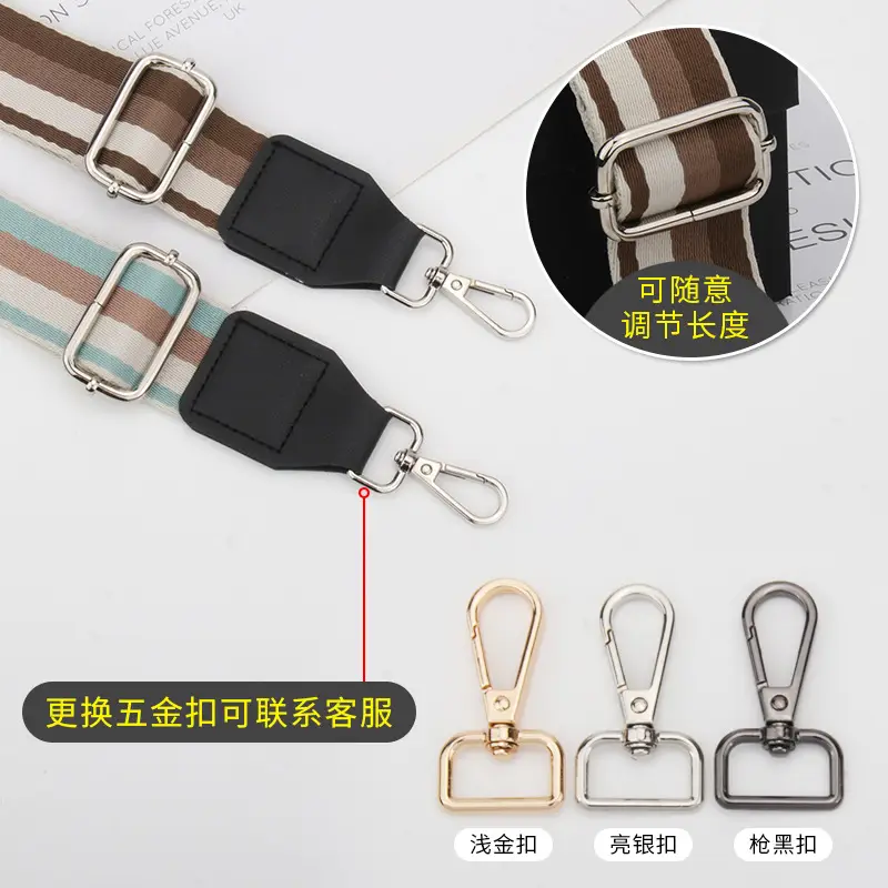 Women's Multicolor Crossbody Strap with Adjustable Buckle - Image 17