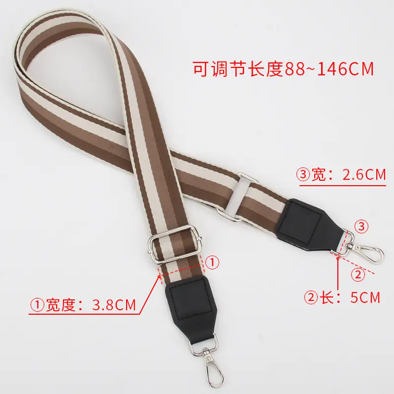 Women's Multicolor Crossbody Strap with Adjustable Buckle - Image 18
