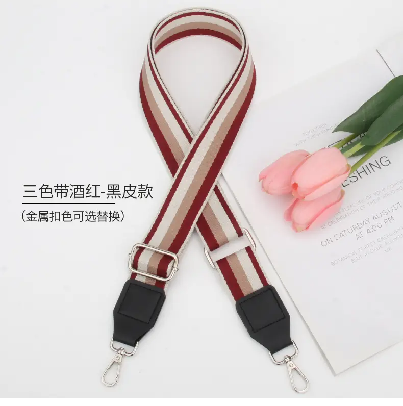 Women's Multicolor Crossbody Strap with Adjustable Buckle — feature 8
