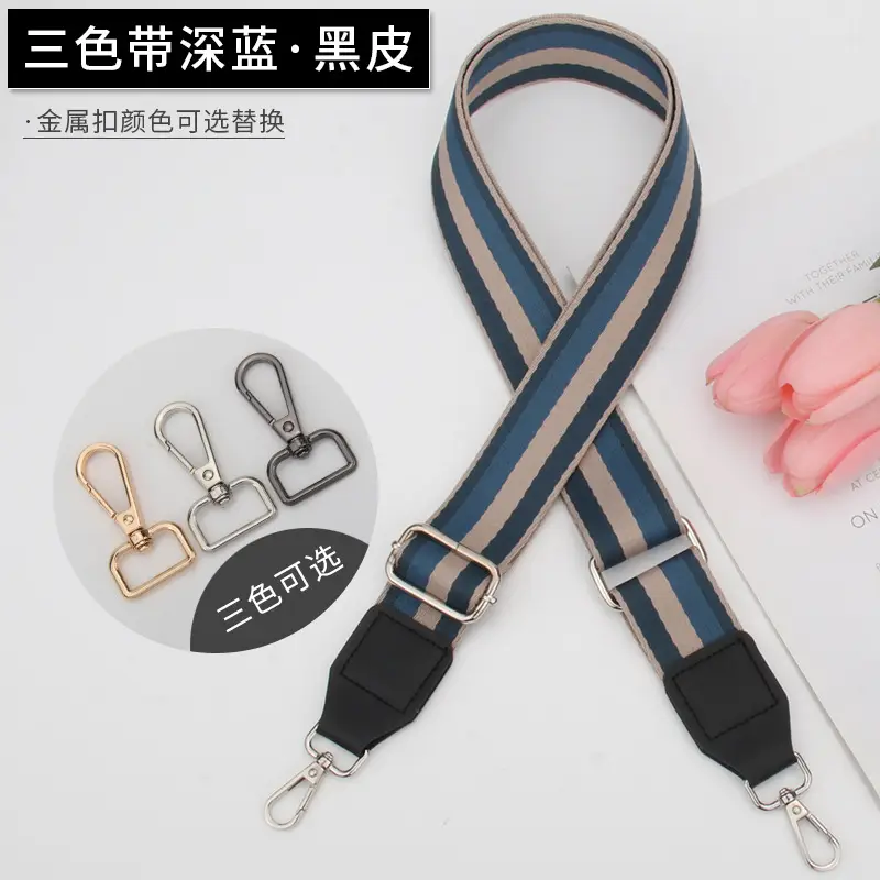 Women's Multicolor Crossbody Strap with Adjustable Buckle - Image 11