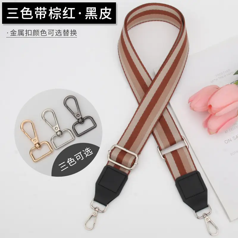Women's Multicolor Crossbody Strap with Adjustable Buckle - Image 14