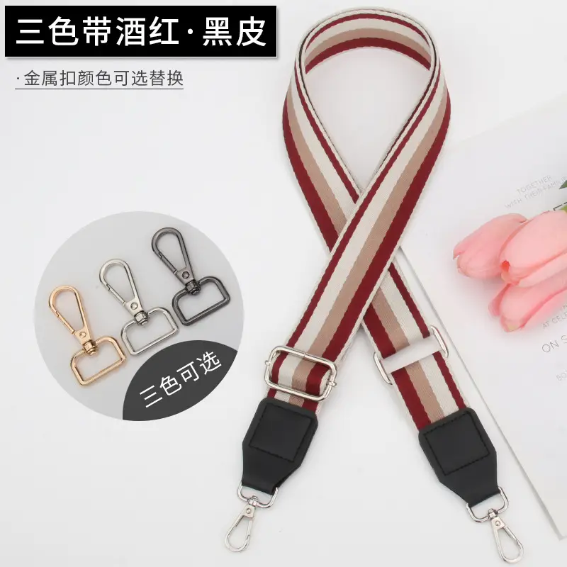Women's Multicolor Crossbody Strap with Adjustable Buckle - Image 2