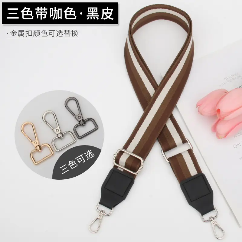 Women's Multicolor Crossbody Strap with Adjustable Buckle - Image 4