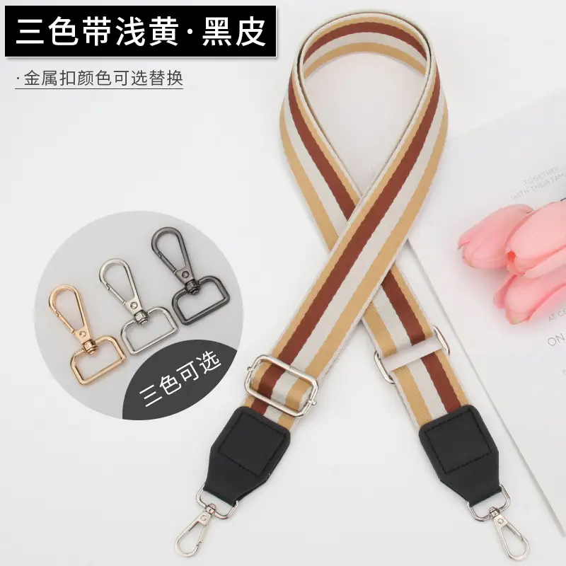 Women's Multicolor Crossbody Strap with Adjustable Buckle - Image 6