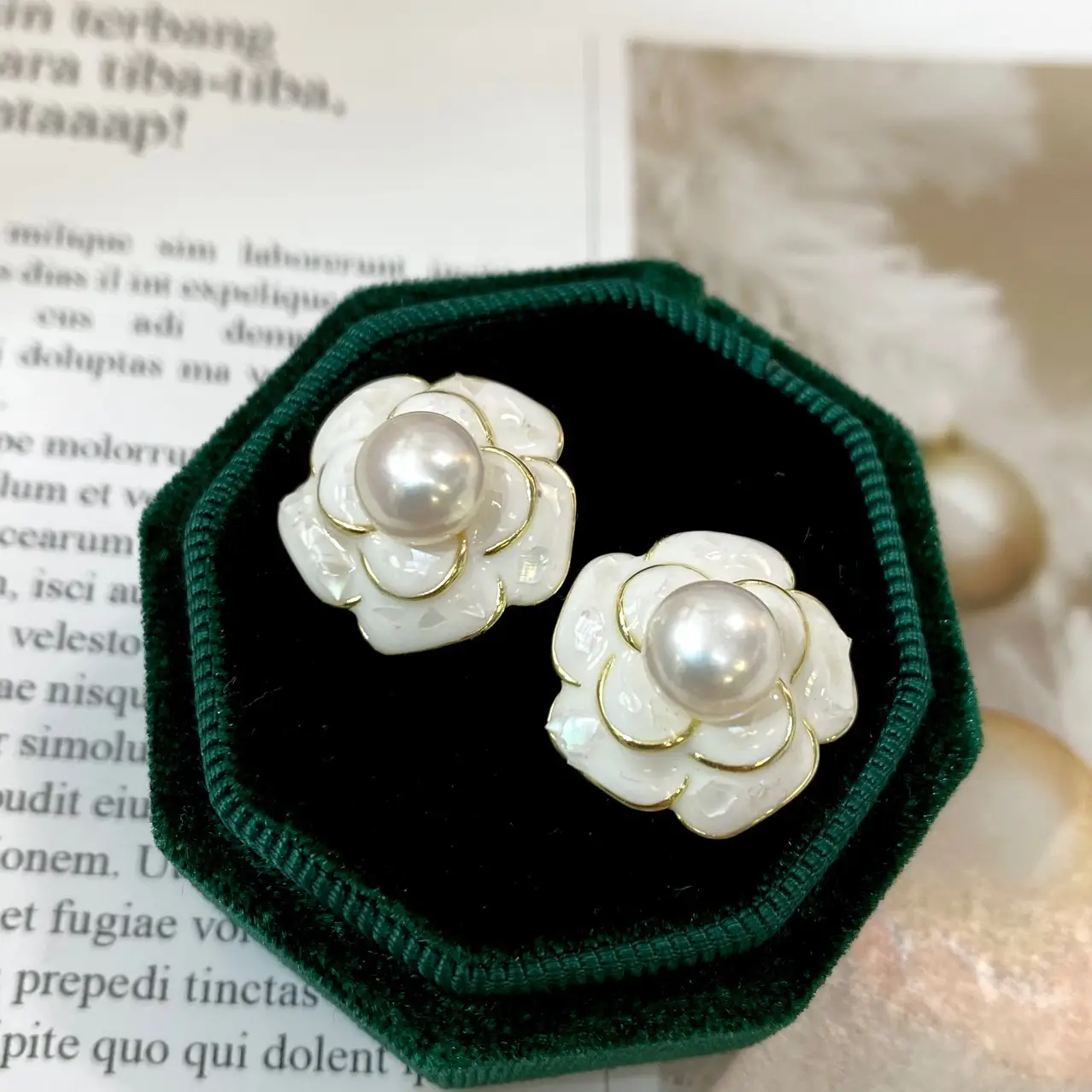 Natural Pearl Flower Earrings for Women 2023 - Image 3
