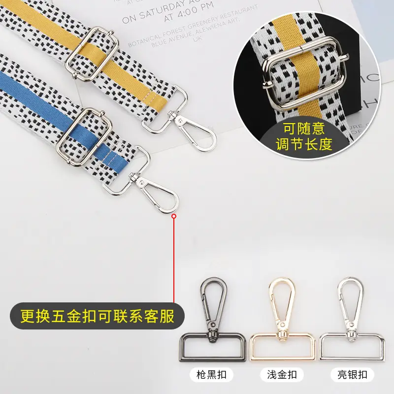 Women's Adjustable Spot Bag Strap with Yellow Yellow - Image 8