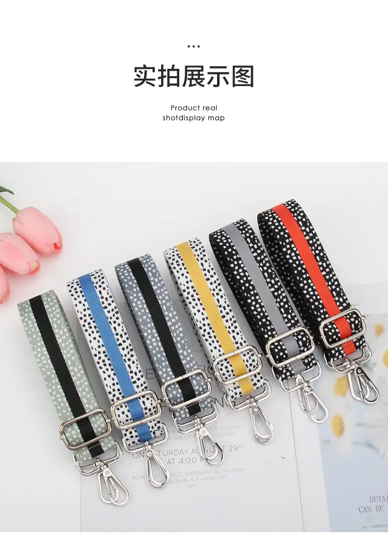 Women's Adjustable Spot Bag Strap with Yellow Yellow — feature 16