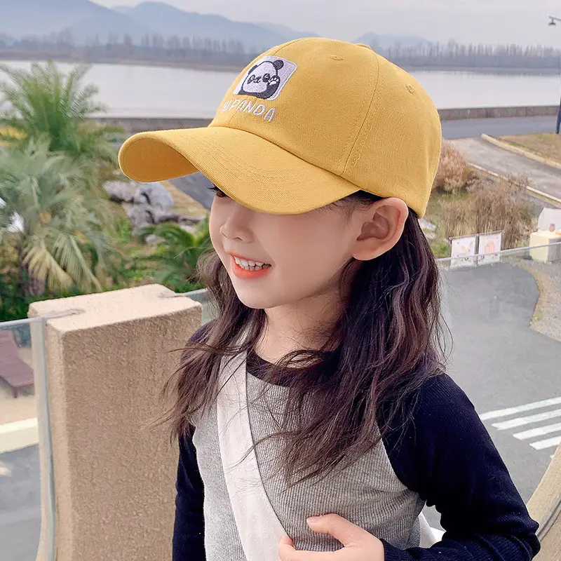 Kids Korean Design Sunhat Cap with Long Brim