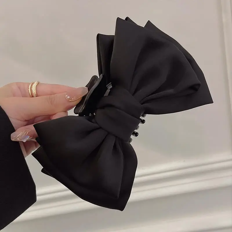 Black Double-Sided Hair Clip Large High-Quality - Image 5