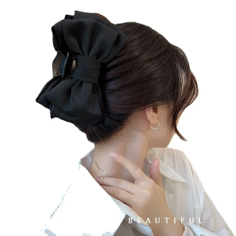 Black Double-Sided Hair Clip Large High-Quality - Image 6