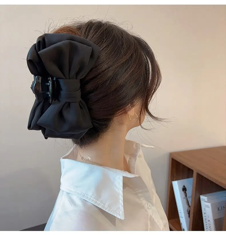 Black Double-Sided Hair Clip Large High-Quality — feature 6
