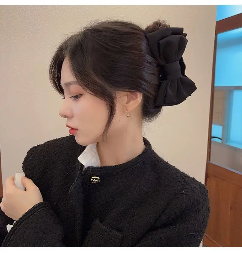 Black Double-Sided Hair Clip Large High-Quality — feature 7