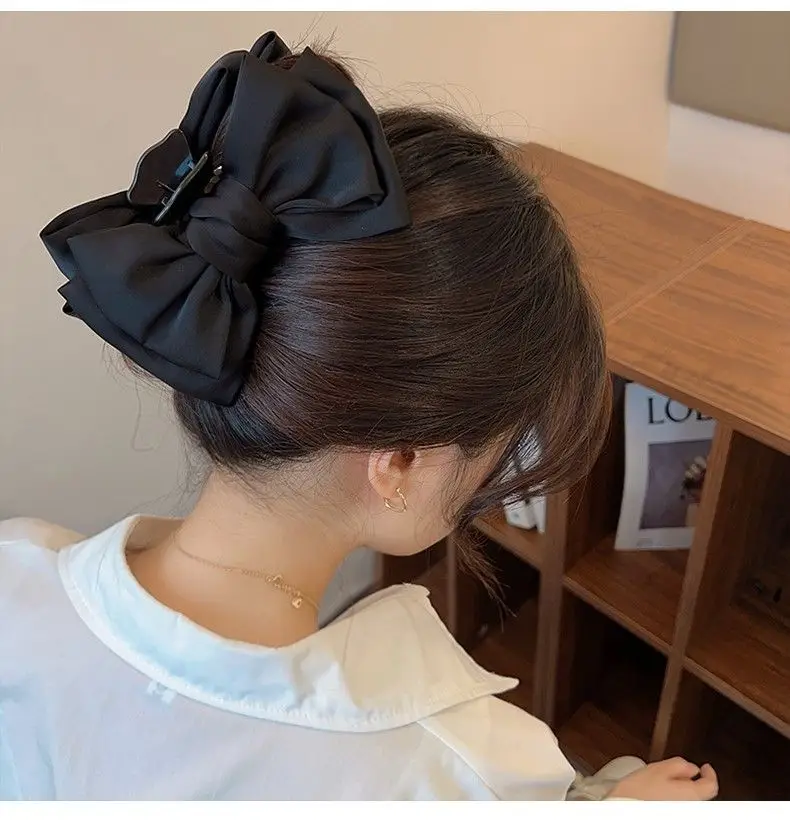 Black Double-Sided Hair Clip Large High-Quality — feature 8