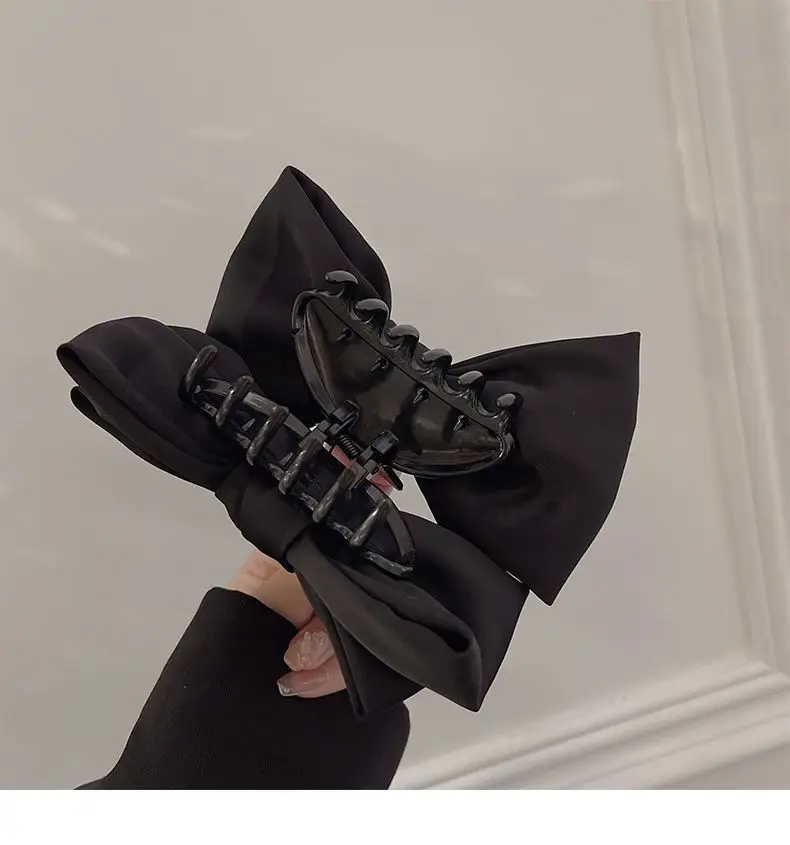 Black Double-Sided Hair Clip Large High-Quality — feature 9