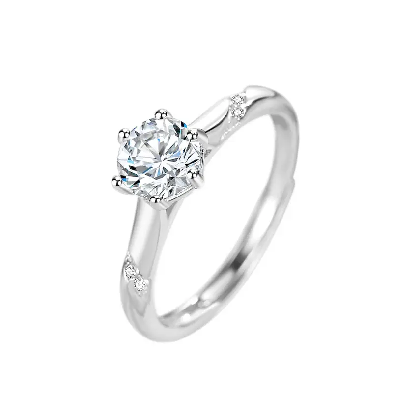 925 Silver Diamond Ring for Women Wedding Proposal - Image 17