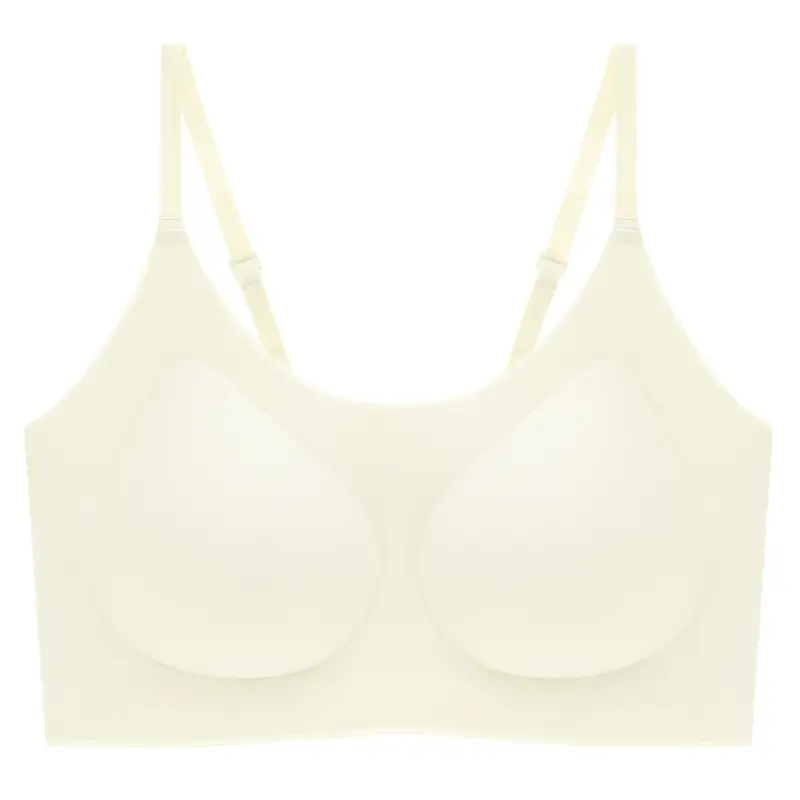 Yunduo No Size Seamless Underwear Women's Small Breast Gathering Beautiful Back Bra No Wires Sleeping Vest Style Sports Bra - Image 3
