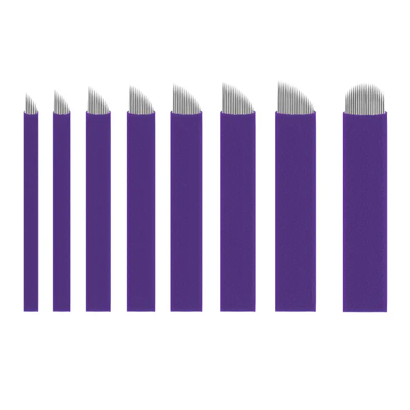 Fog Eyebrow Embroidery Blades Flat Head Double Row - Image 11