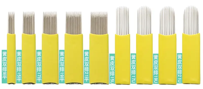 Fog Eyebrow Embroidery Blades Flat Head Double Row - Image 6