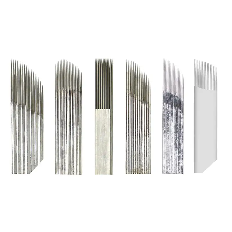 Fog Eyebrow Embroidery Blades Flat Head Double Row - Image 7