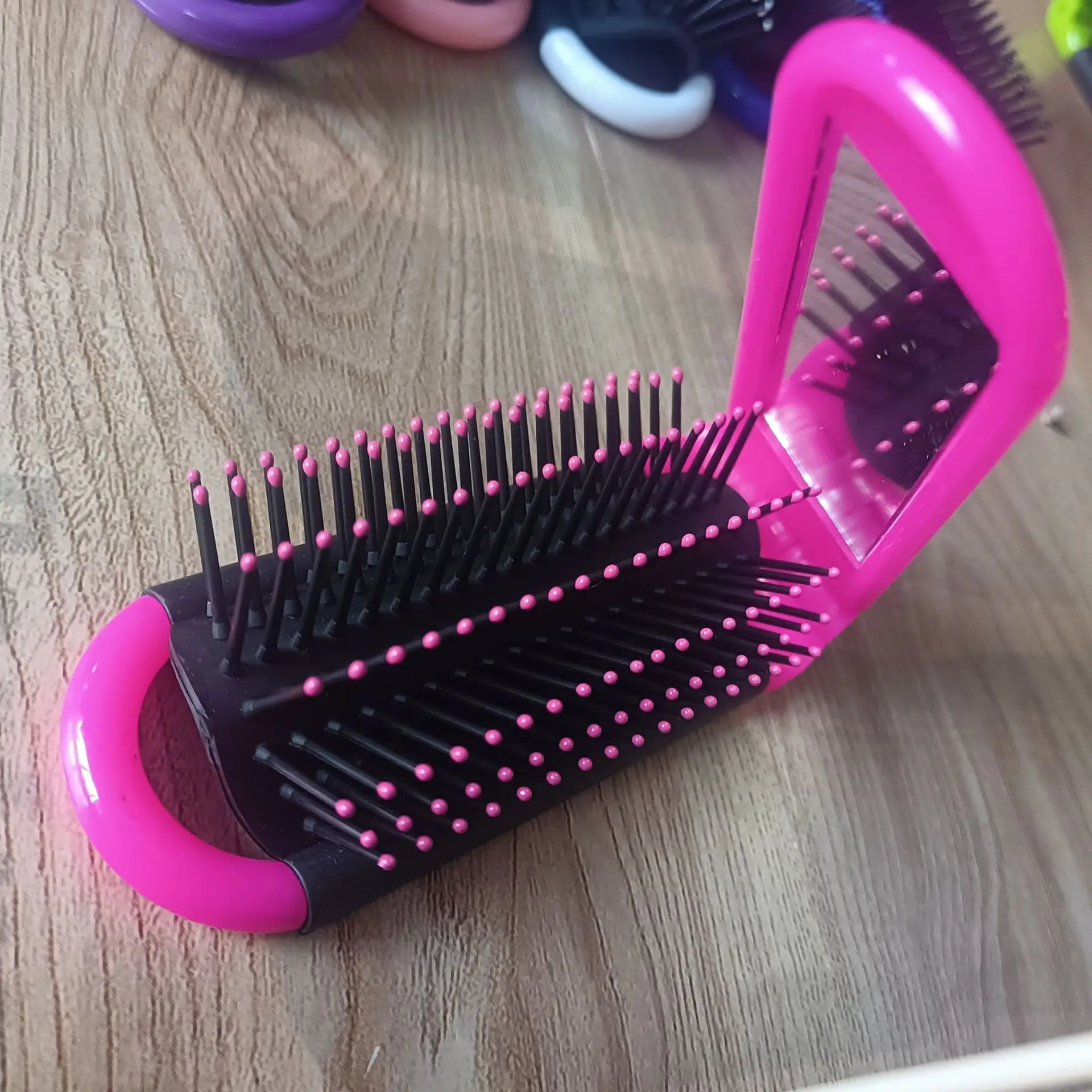 Folding Hair Brush for Women Kids Portable Comb