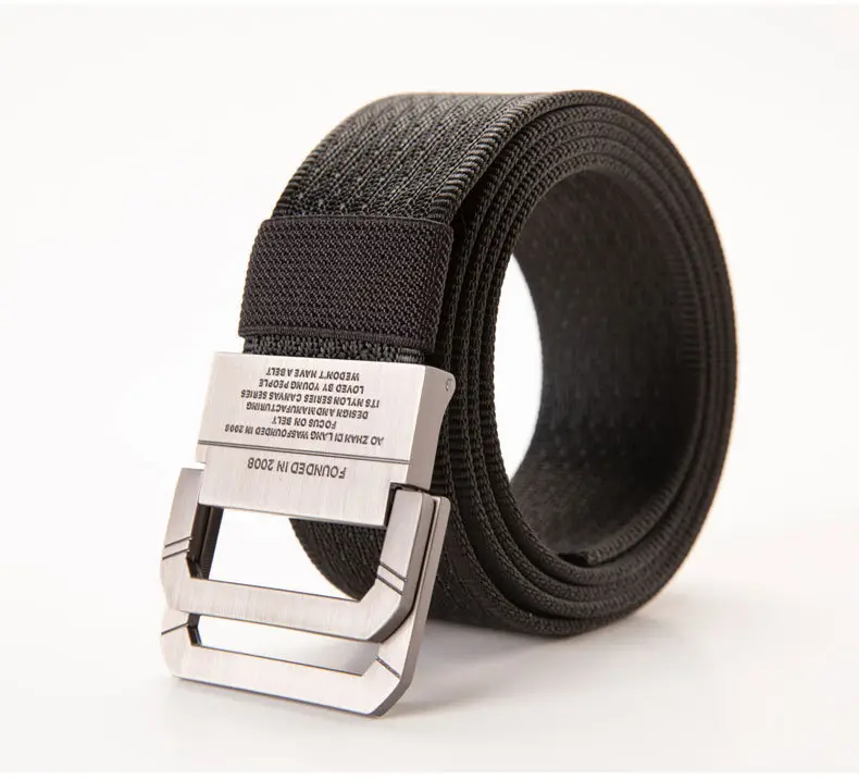 Men's Brown Canvas Double Loop Belt 12" β feature 13