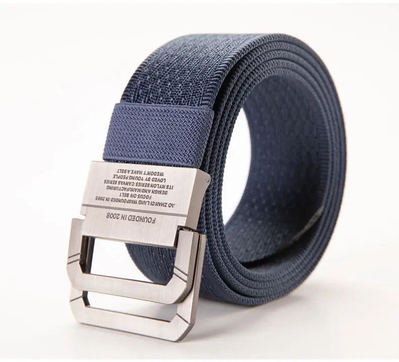 Men's Brown Canvas Double Loop Belt 12" β feature 15