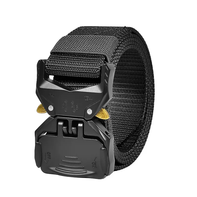 New Men's Tactical Buckle Nylon Belt Quick Release All Match