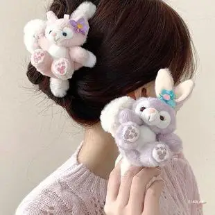 Simple Frosted Triangle Hair Grab Clip Women's Fashionable Back Head Hairpin — feature 11