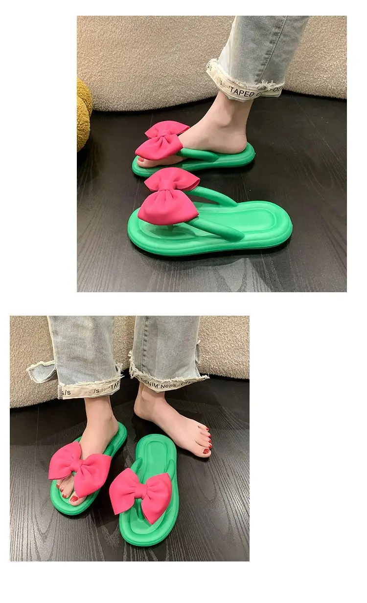 Women Cartoon Flip Flops Pink Blue Summer Sandals — feature 10