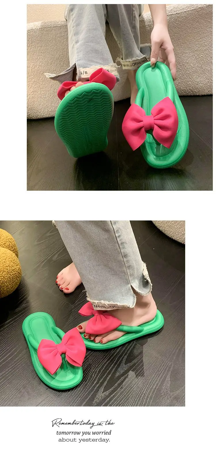Women Cartoon Flip Flops Pink Blue Summer Sandals — feature 11