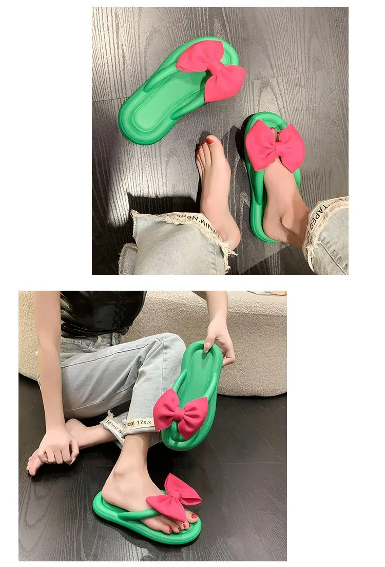 Women Cartoon Flip Flops Pink Blue Summer Sandals — feature 12