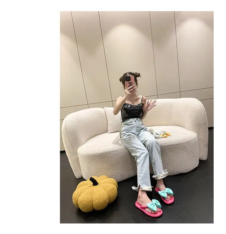 Women Cartoon Flip Flops Pink Blue Summer Sandals — feature 14