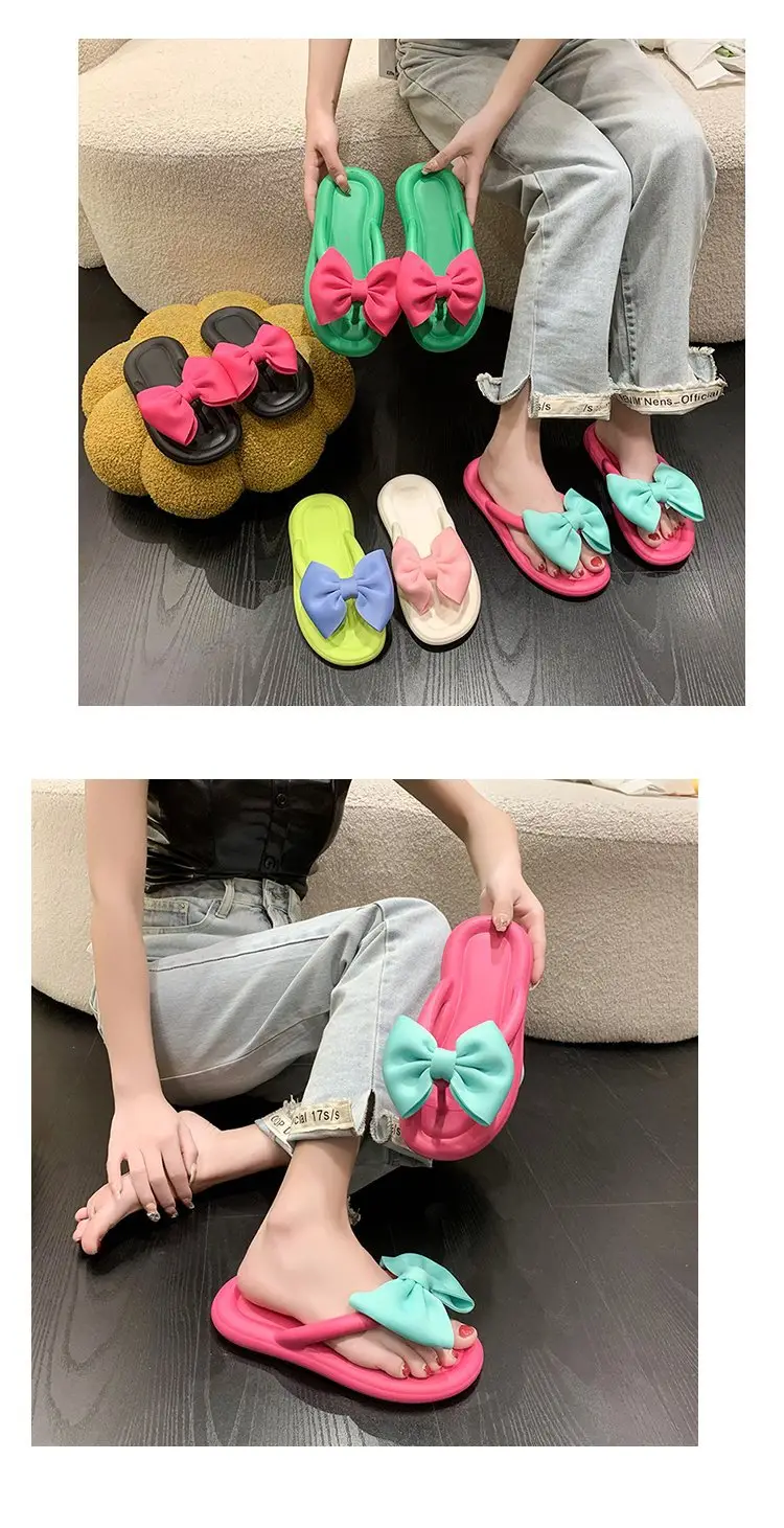Women Cartoon Flip Flops Pink Blue Summer Sandals — feature 16