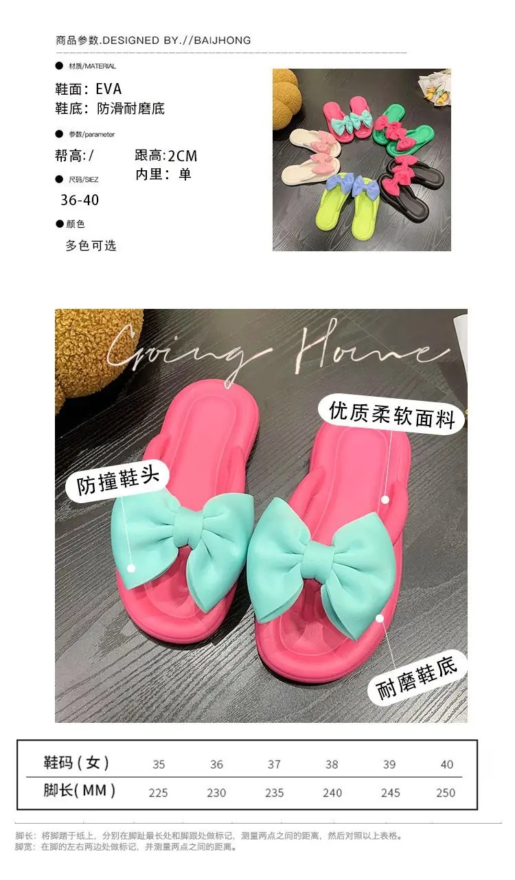 Women Cartoon Flip Flops Pink Blue Summer Sandals — feature 2