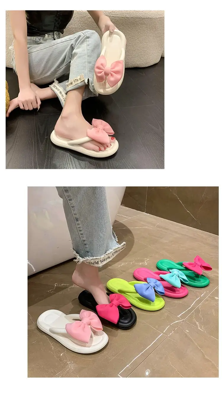 Women Cartoon Flip Flops Pink Blue Summer Sandals — feature 23