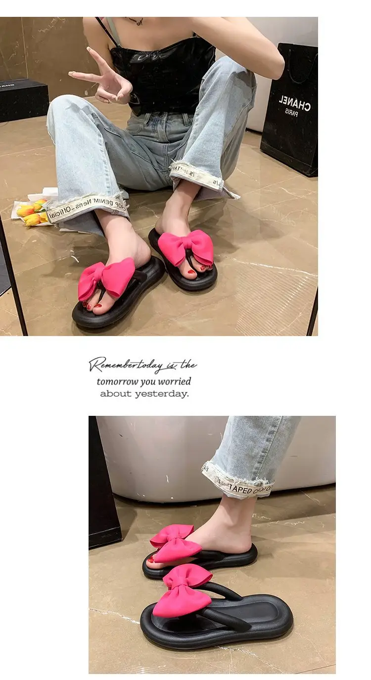 Women Cartoon Flip Flops Pink Blue Summer Sandals — feature 24